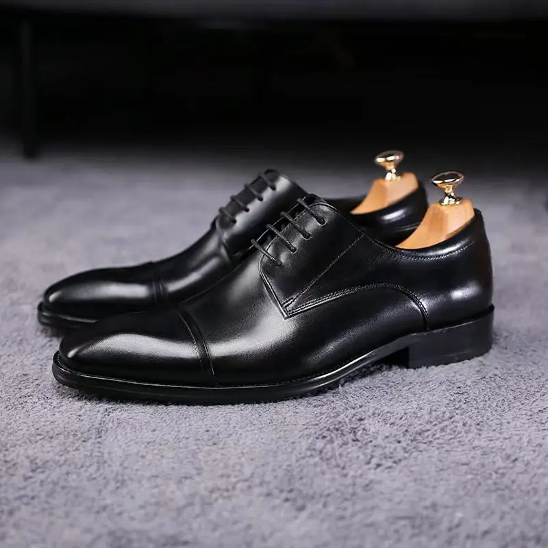 stacy adams black dress shoes Stacy Adams Shoes Madison Cap Toe Boot Black Size 12 main image 0