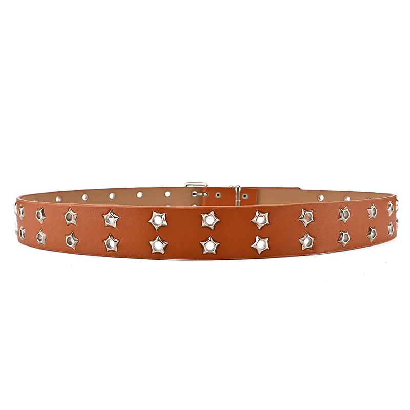 Cinto de metal para homem e mulher minimalista com fivela_voghion.com