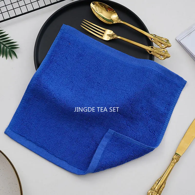 30cmx30cm Cotton Small Square Towel, Kitchen Tea Table Absorbent Towel，Tea Towel Mesa Table Cloth ，5pcs/lot