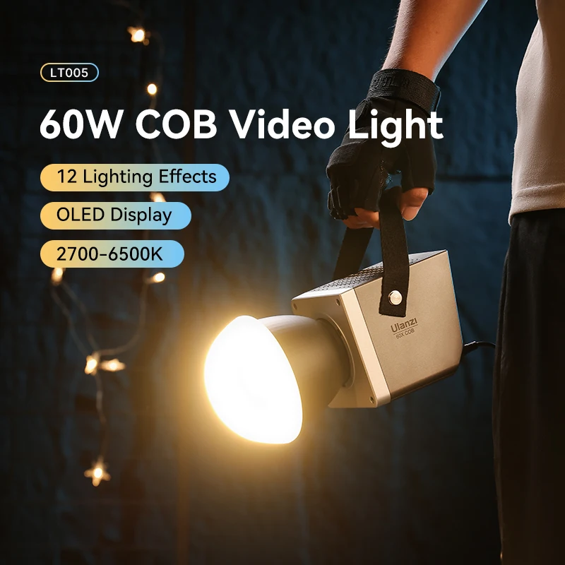 Ulanzi LT005 60W バイカラー COB ビデオライト　撮影 Ulanzi 60W COB撮影ライト LT005 レビュー