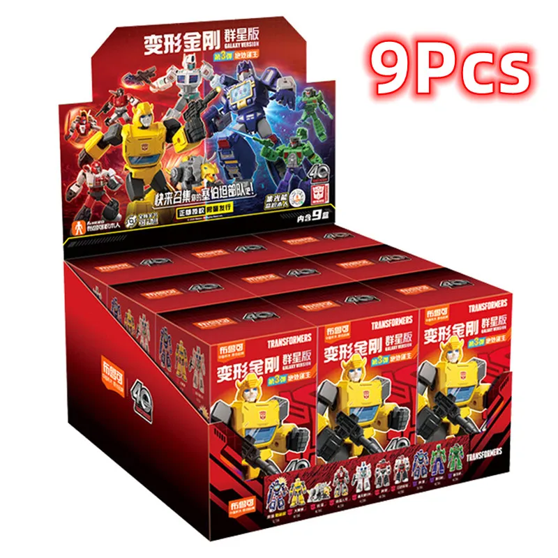 thumbnail image 1 of 1/9 piezas Transformers Optimus Prime Bumblebee Grimlock Cliffjumper Figuras de acción Bloques de construcción Robot Niño Juguetes de empalme, 1 of 5