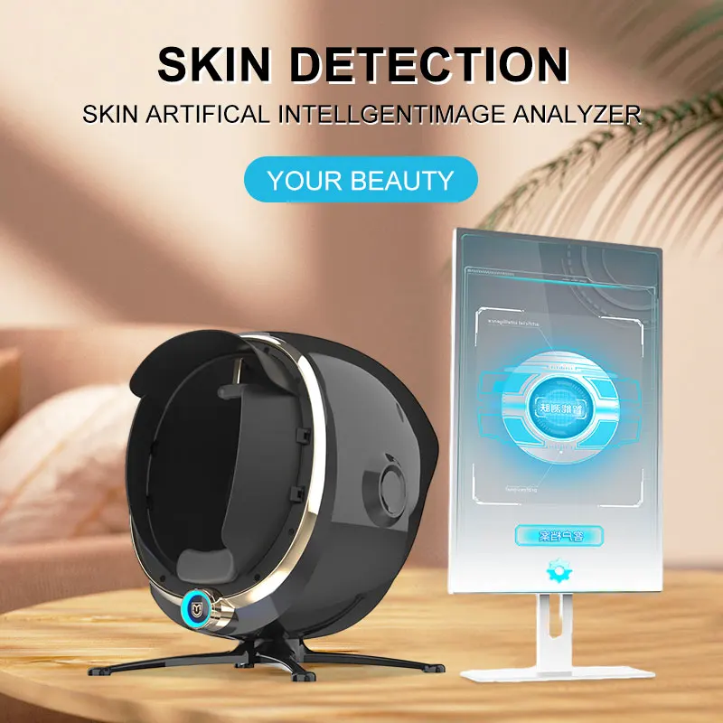 

21.5 Inch Screen 3D Face Skin Scanner Skin Analysis Machine Detect Skin Type Acne Pigmentation For SPA Salon