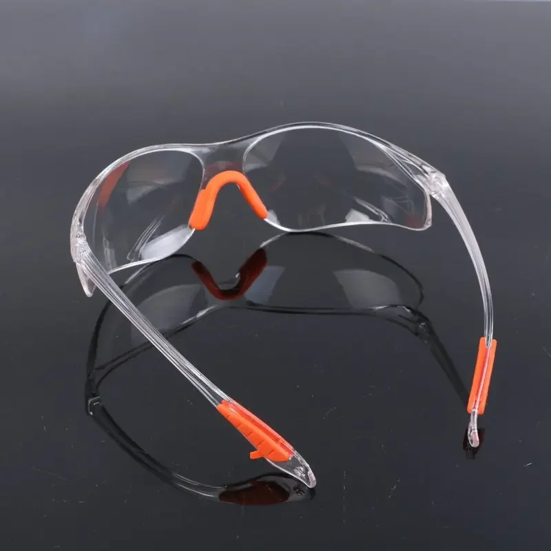 Protective Goggles Protective Glasses Lab Work Safety Eye Protective Glasses PC Material Anti Impact Wind Dust Proof Goggles Safety Riding Clear Glasses
