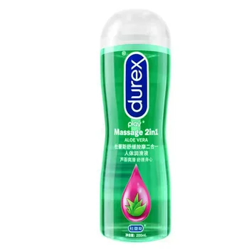 Durex 2in1 Sex Massage Aloe Vera Orgasm Lubricant Smooth Lube Water Based Oil Massage Gel 200ml Anal Intimate Good for Adult 1