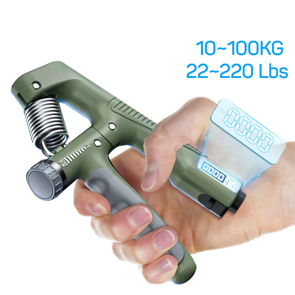 Hand Grip Strengthener 10-100Kg Wrist Expander Finger Exerciser for Trainers Muscle Recovery Fitness GymTraining Hand Gripper