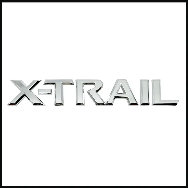 자동차 스타일링 3D ABS 자동차 스티커 글자 배지, 트렁크 바디 엠블럼 데칼, X-trail X Trail 자동차 액세서리