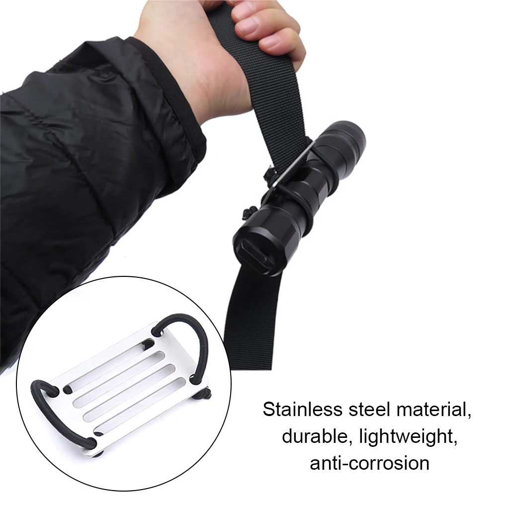 

Weight Belt Slid Keeper Stainless Steel Sidemount Webbing Harness