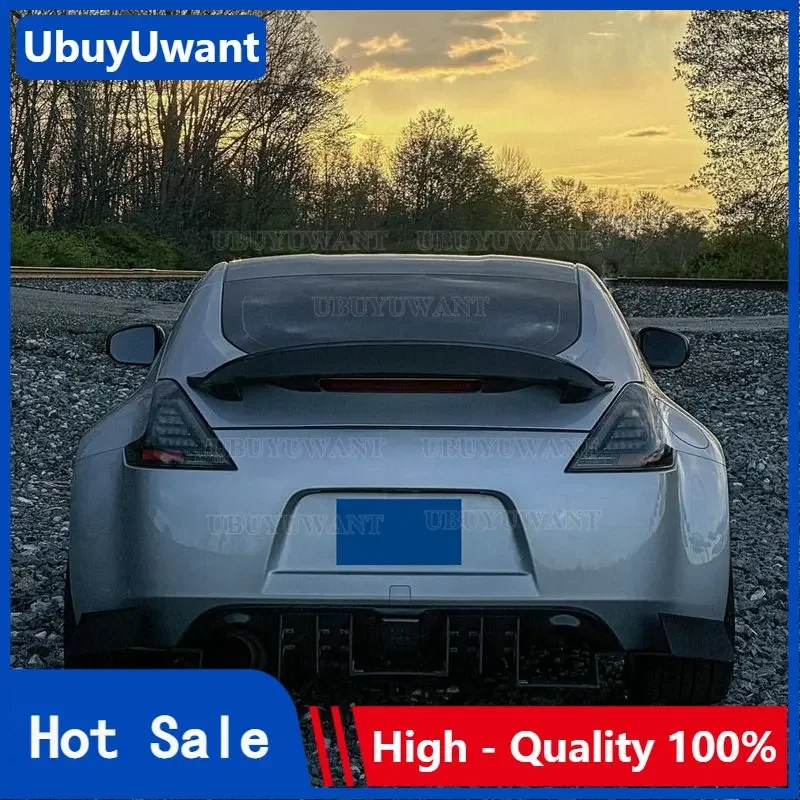 

Для Nissan 370Z Z34 AJT3 стиль 2009-2015 высокое качество верхнее углеродное волокно задний спойлер на крыло, крышу багажник крышка багажника автомобильный Стайлинг