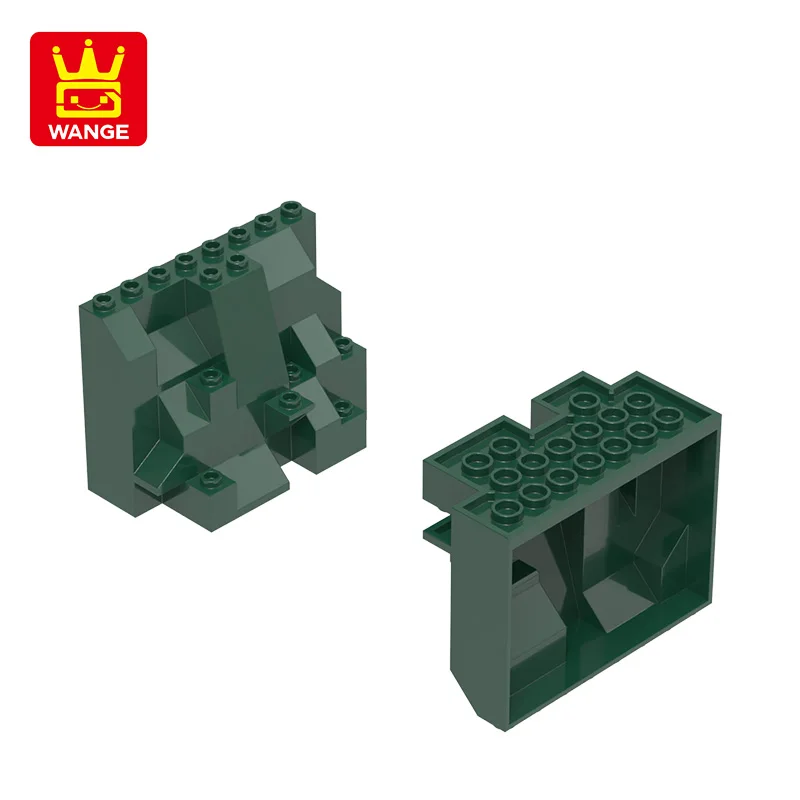 Mountain Hill Side Building Blocks 8Pcs Compatible with Brick Children Toys
