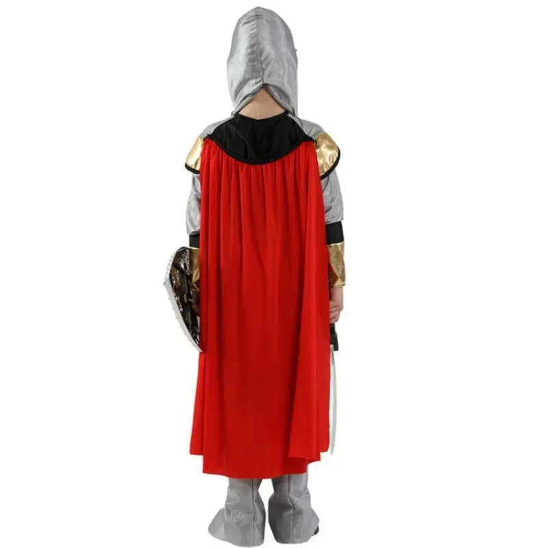 Crusader Costume Child Boys Medieval King Knight Roman Outfit