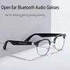 Meagtlva Bluetooth Smart Glasses,Audio Glasses with Speakers Music Glasses,Touch Voice Assistant,Compatible with IOS Android