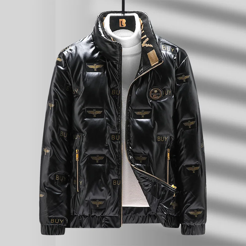 سميكة الرجال أسفل سترة الشتاء 80 الأبيض بطة ريشة ا...