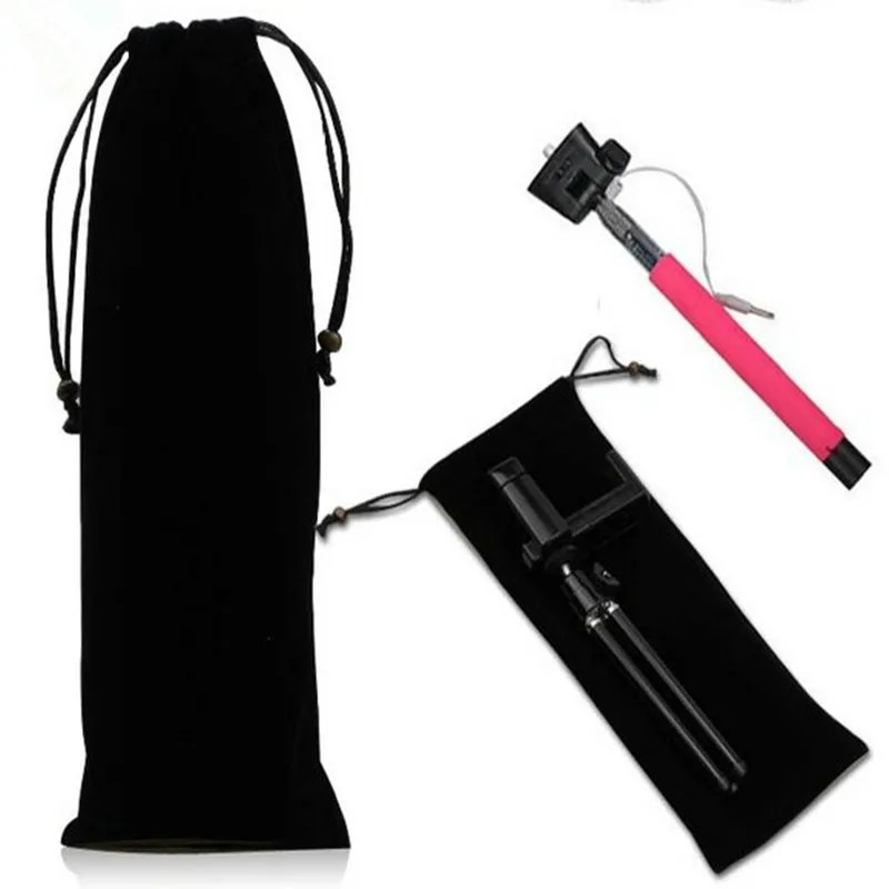 

1PC Storage Bag Travel Pouch Bag For Selfie Stick Power Bank Ipad Earphone phone container Carry Cases With Drawstring