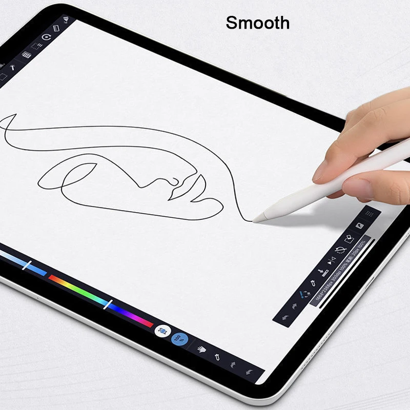 Filme de Papel de Desenho para Samsung Galaxy Tab s6 Lite 10.4 a7 a8 s7 11 Plus fe 12.4 s8 Ultra S5e Protetor de Tela Fosco Anti-reflexo Anti-mancha Impermeável Anti-impressão Digital - Imagem 5