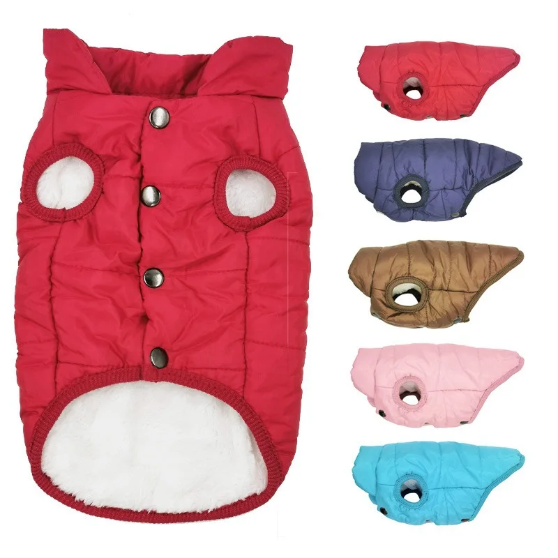 

Winter Pet Dog Clothes, Cotton-padded Jackets, Small And Medium-sized Dogs, Golden Retriever Teddy Clothes, Jackets, Vests