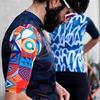 SDIG Top Quality black Top Quality Short sleeve cycling jersey pro team aero cut with Newest Seamless process road mtb 1