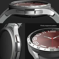 Anneau de protection en métal pour Samsung Galaxy Watch 6 Classic 47mm 43/46/42mm, échelle temps/vitesse, couvercle de protection pour montre 6/5/4 40mm 44mm 5