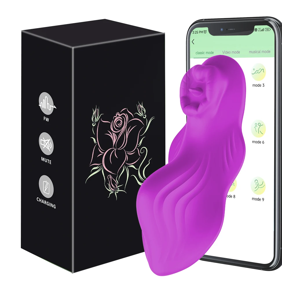 Wearable Bluetooth APP Vibrator for Women Wireless Remote Control Vibrating Egg Clitoris Stimulator Female Sex Toys for Couples