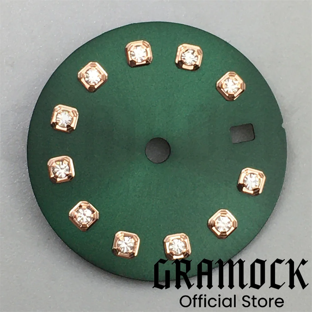 Multicolor Sunburst Gradient Watch Dial with Diamond Markers and Date Window for Automatic Women's Watch