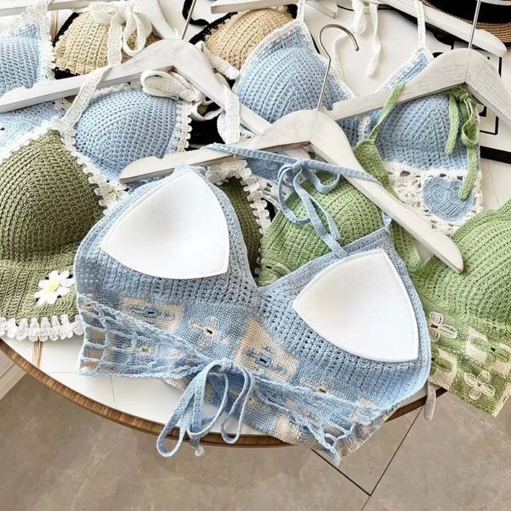 Acrylic Women Summer Sling Tank Top Beach Vacation