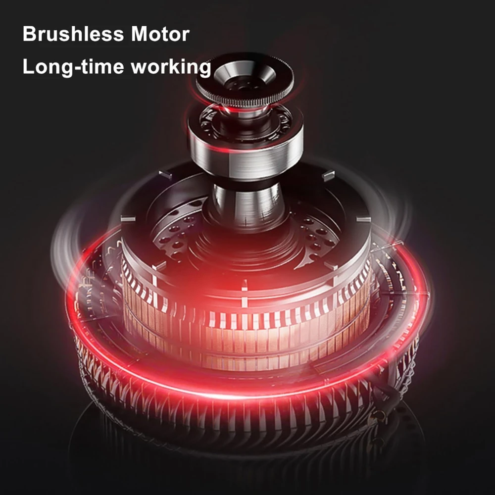 Cordless Lawn Mower Brushless Motor Electric Grass Trimmer Adjustable Length Angle Telescopic Pruning Garden Tools Wire Wheel 5