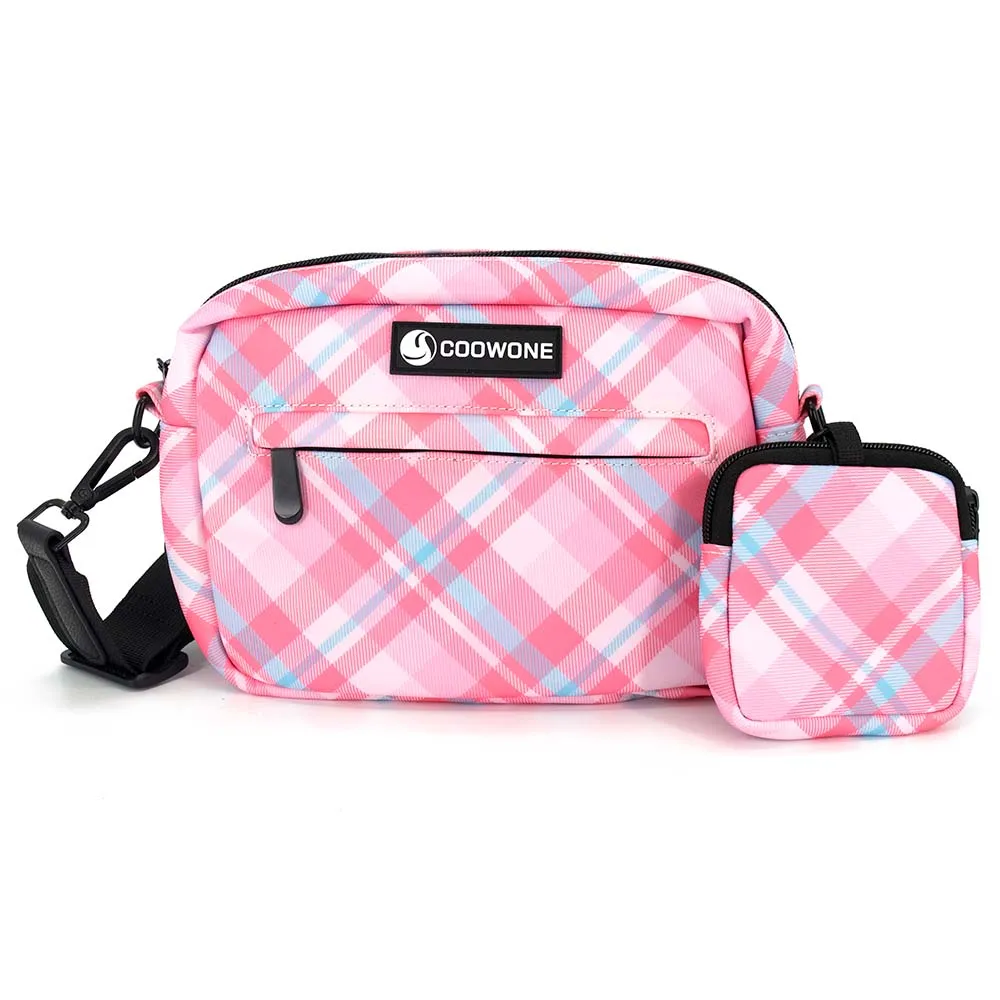 

Waterproof Dog Walking Bag Pet Training Treat Pouch Crossbody Shoulder Bag Dog Fanny Pack With Poo Bag Dispenser