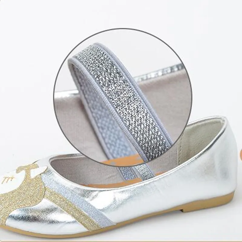 New Children Leather Shoes Cartoon Unicorn Princess Girls Party Dance Shoes Baby Student Flats Kids Performance Shoes Size 24-29 6