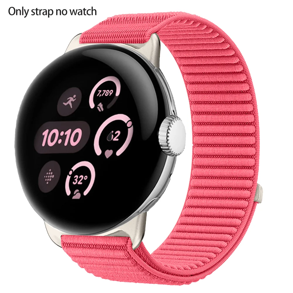 Nylon Loop Sport Strap - Comfortable Braided Bracelet for Smartwatch