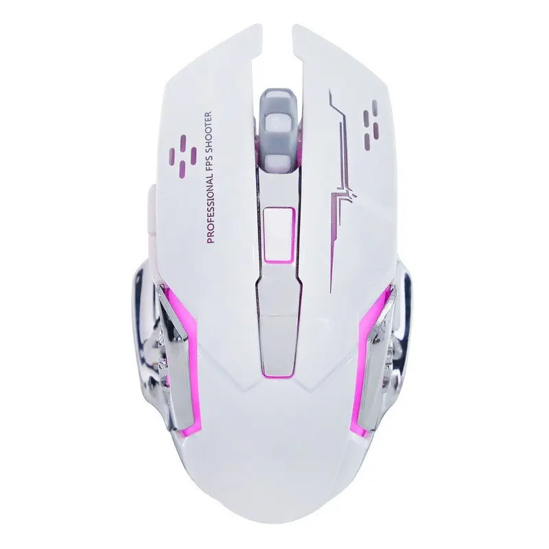 Rechargeable Wireless Mouse Gaming Computer Silent Bluetooth Mouse USB Mechanical E-Sports Backlight PC Gamer Mouse For Computer