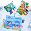 Baby Early Learning Toy Tail Cloth Book Puzzle Parent-child Interactive Sound Paper Infants Activity Toys for Babies 3