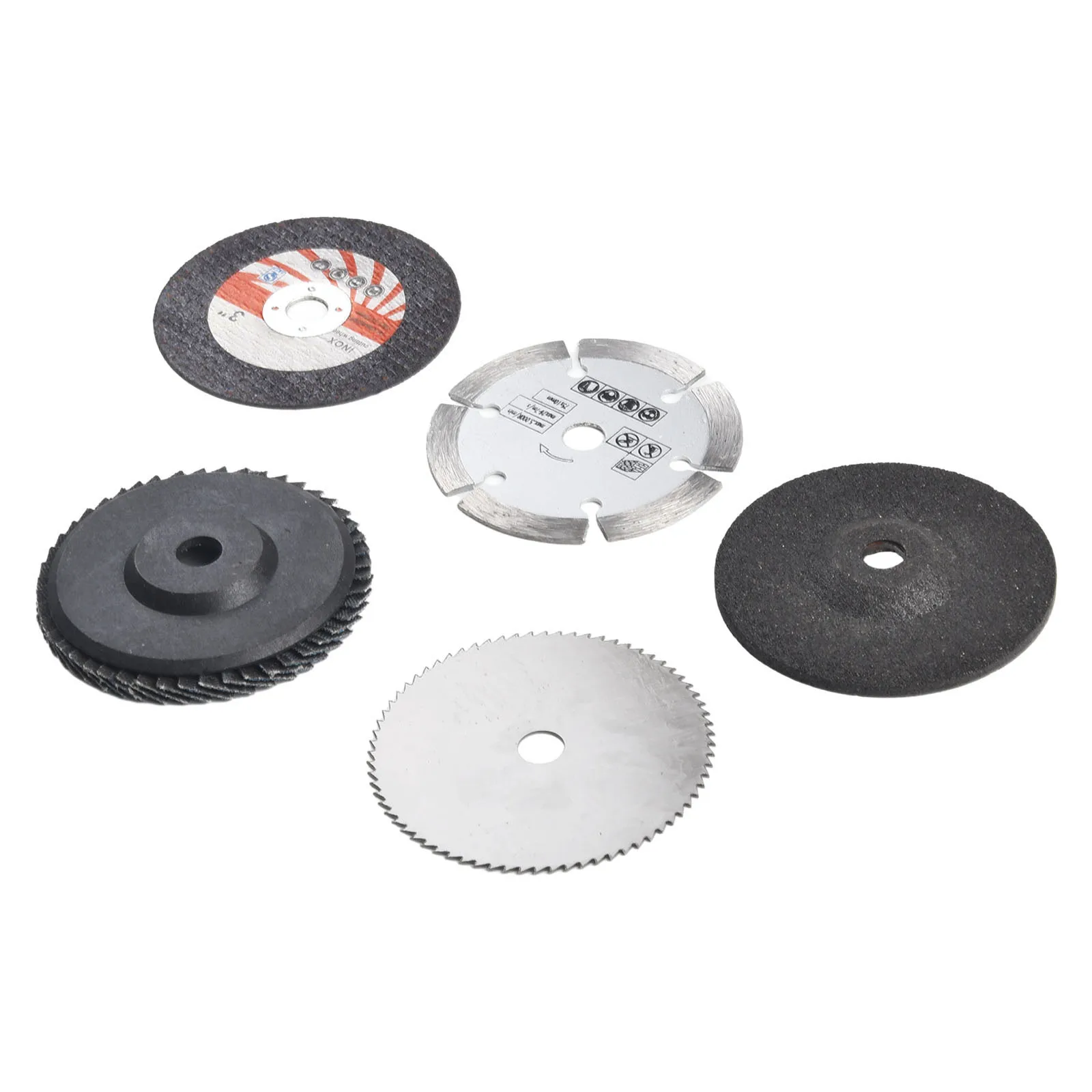 5pcs 75mm Mini Angle Grinder Grinding Wheel Disc Diamond Saw Blade For Angle Grinder Steel Stone Sanding Disc Cutting Tools 10 pcs 3 inch cutting disc for angle grinder steel stone sanding disc 75mm metal circular saw blade flat flap grinding wheel