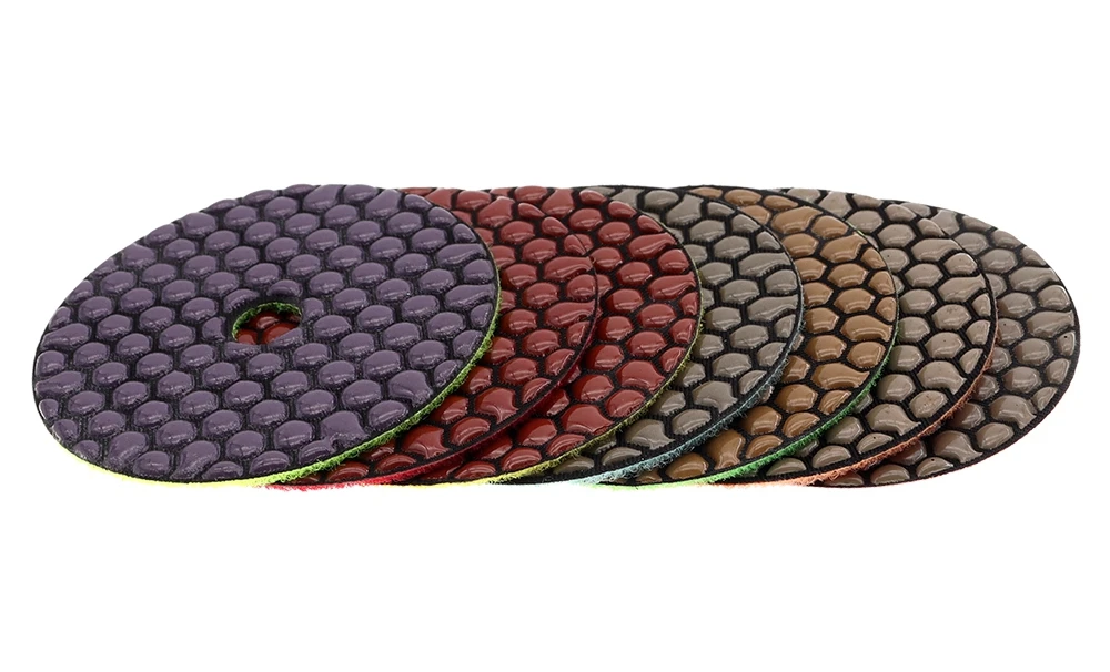 4 inch dry polishing pad JXECHEN