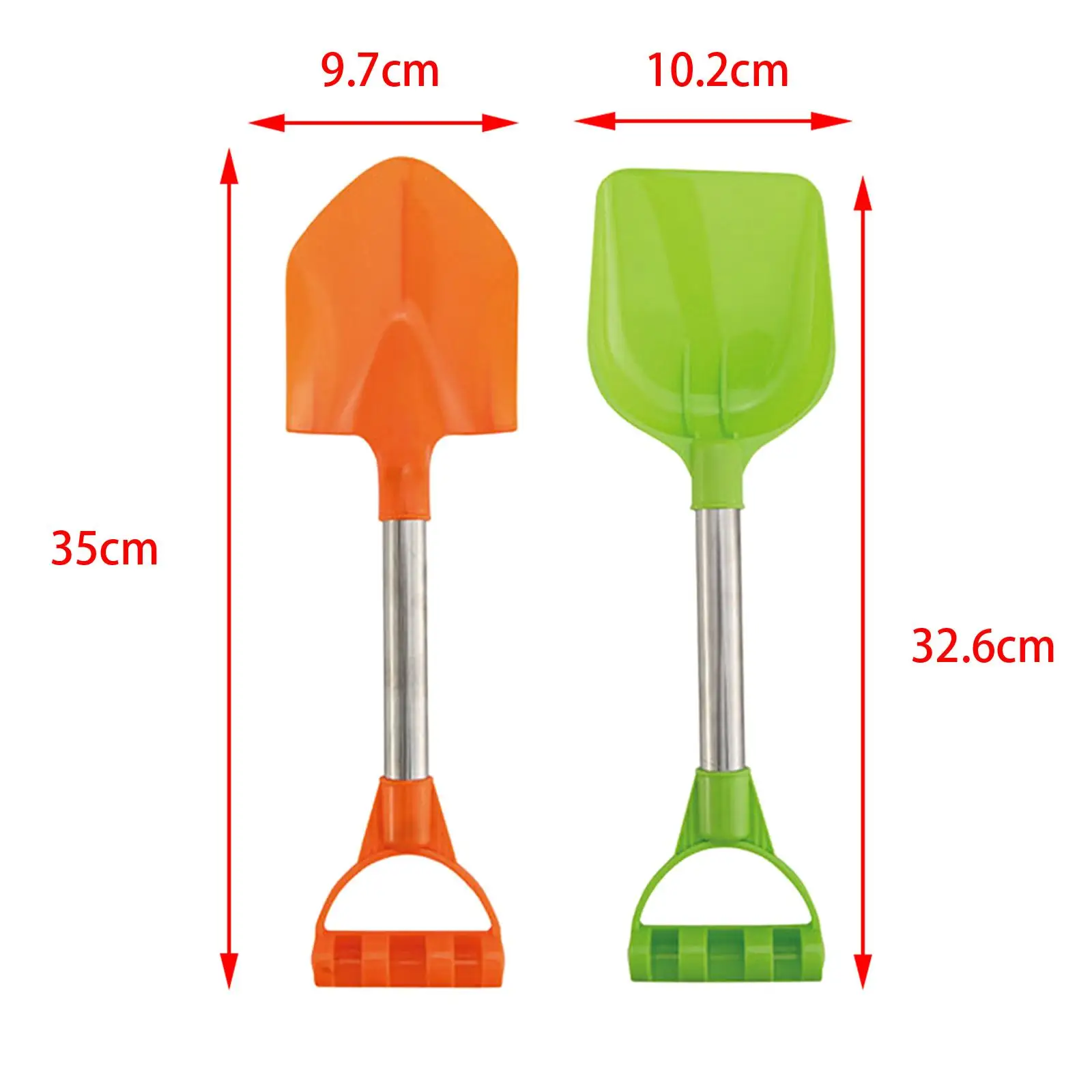 Sand Shovels Toys Gardening Accessories Beach Shovels Toy for Children Gift 6