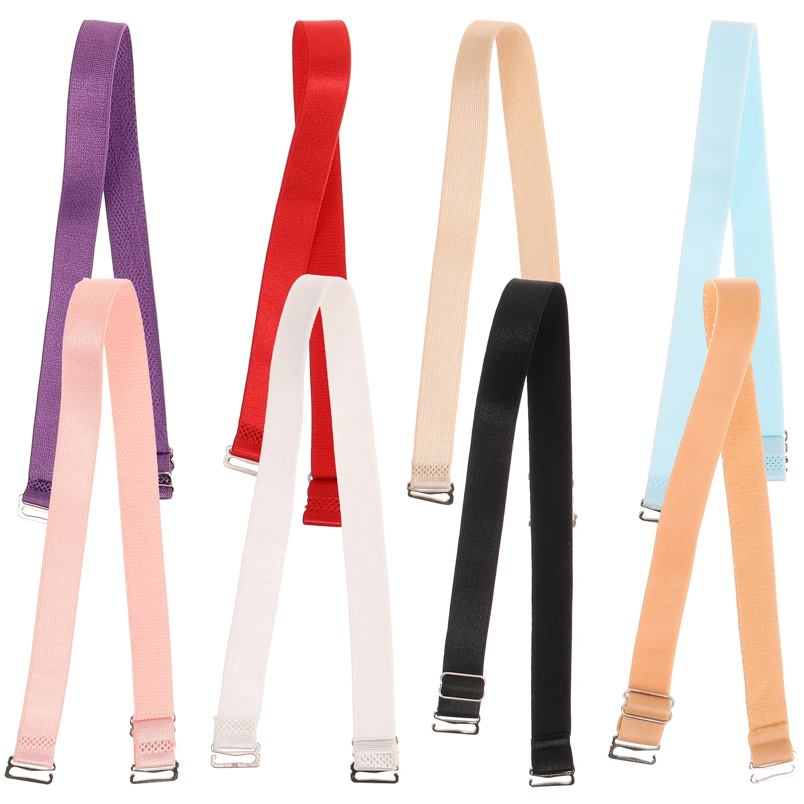 

8 Pcs Straps Women's Belt Elastic Adjustable Detachable Cloth Tape Replacement Shoulder