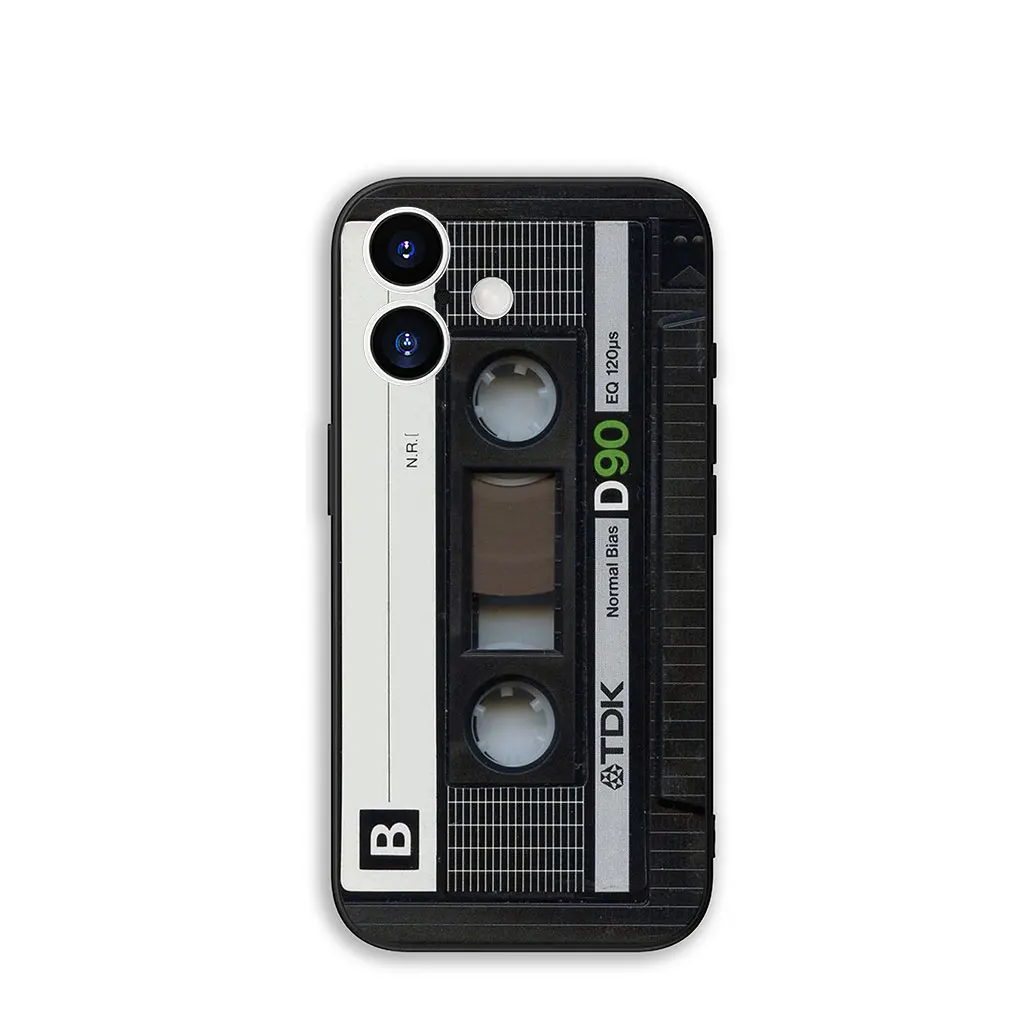 Retro Cassette Tape Music Phone Case Cover