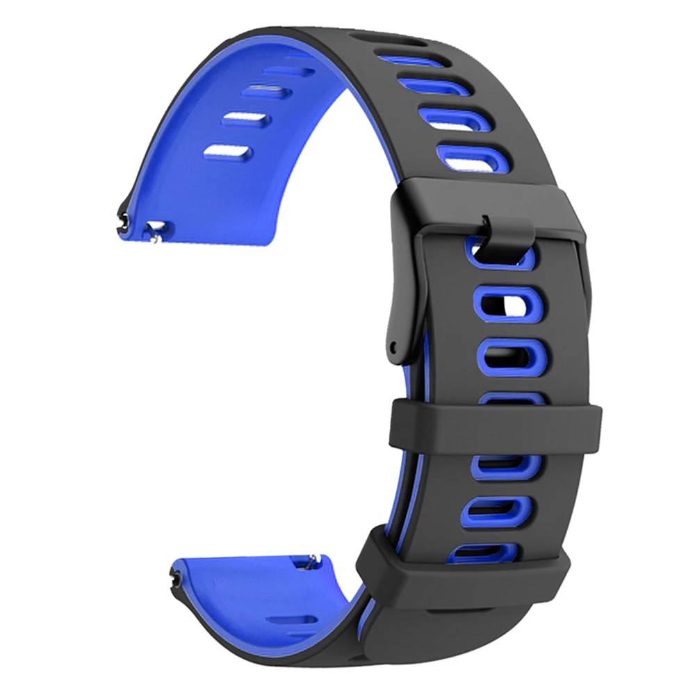 Silicone Sports Strap - 20mm/22mm, Ocean Race Design
