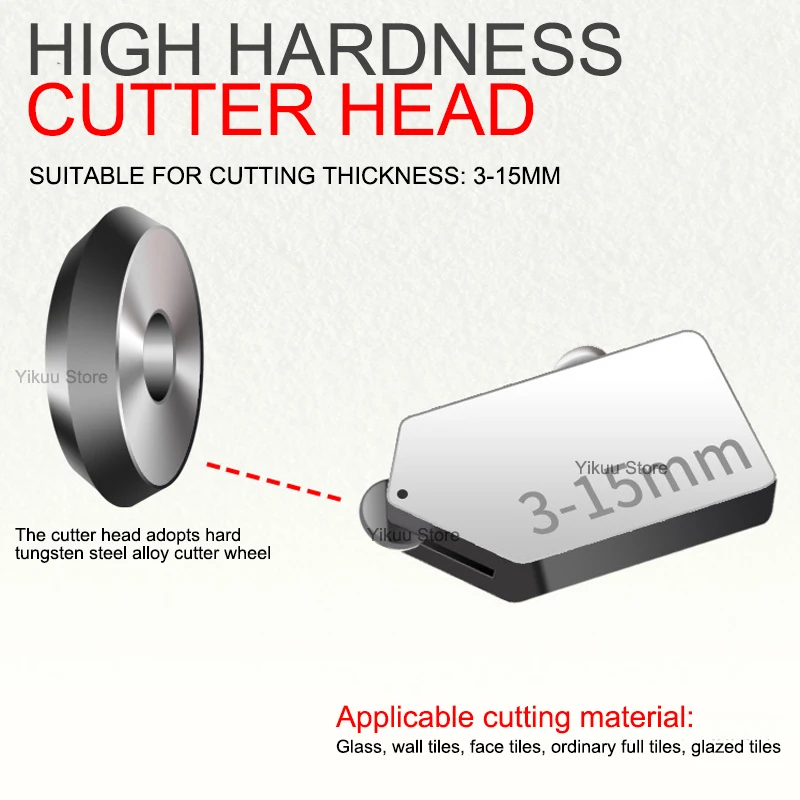8PCS Professional Easy Glide Glass Tile Cutter 2 In 1 Ceramic Tile Glass Cutting Tool Portable Construction Cutter Tool glass cutter tile glass cutter tile cutting tool