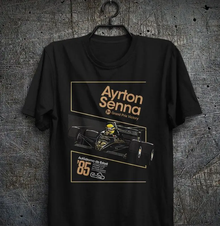 Ayrton Senna 1St Grand Prix Victory Autodromo Do Estoril Pole Position T-Shirt