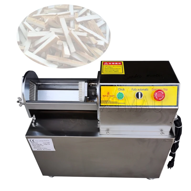 

Commercial Potato Strip Cutter Vegetable Radish Cucumber Cutting Machine Electric French Fries Machine Fries Cutting Machine