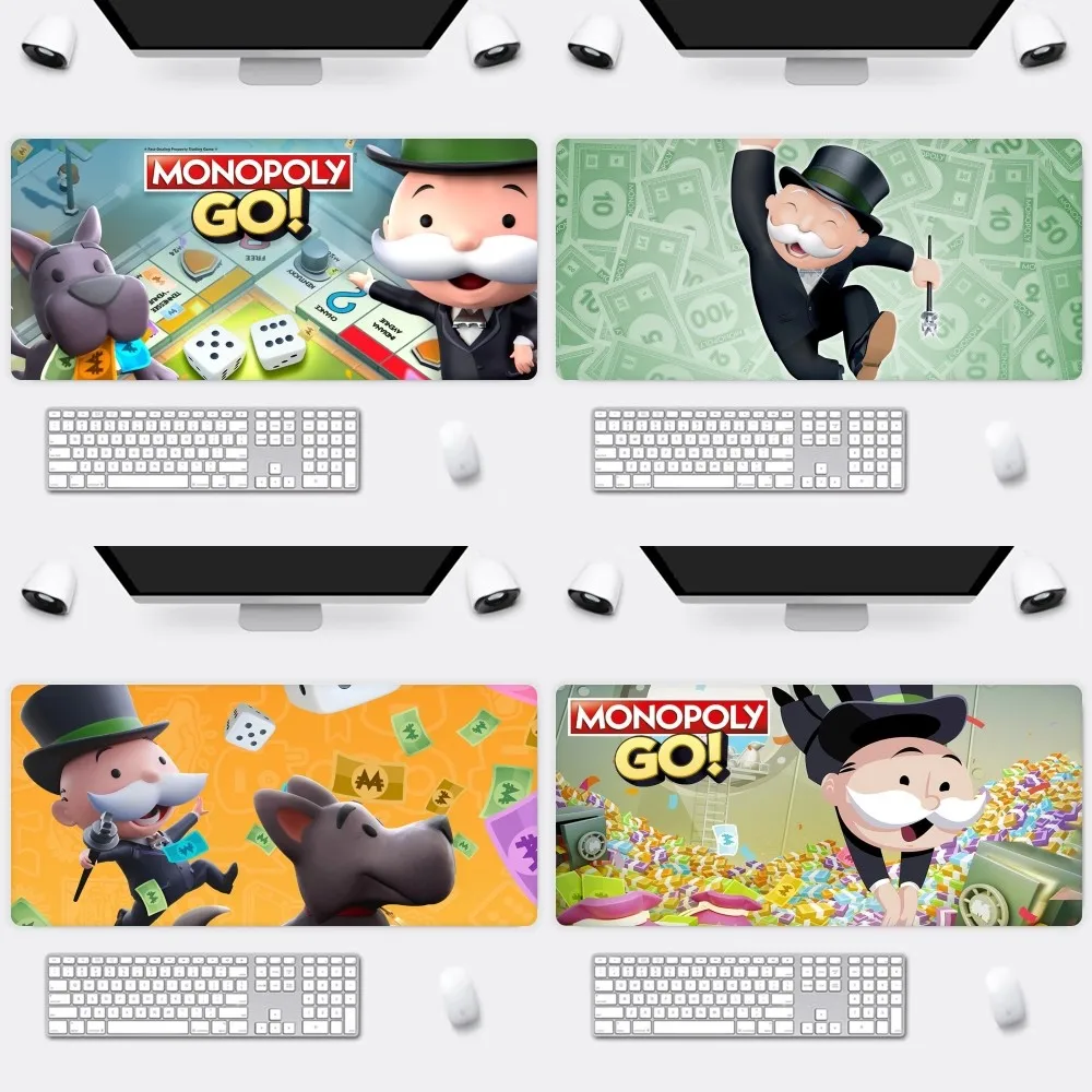 Gioco Monopy Go B Mousepad Office Large Small Mouse Pc Computer Game Keyboard Tappetino Antiscivolo In Gomma Per Mouse Grande