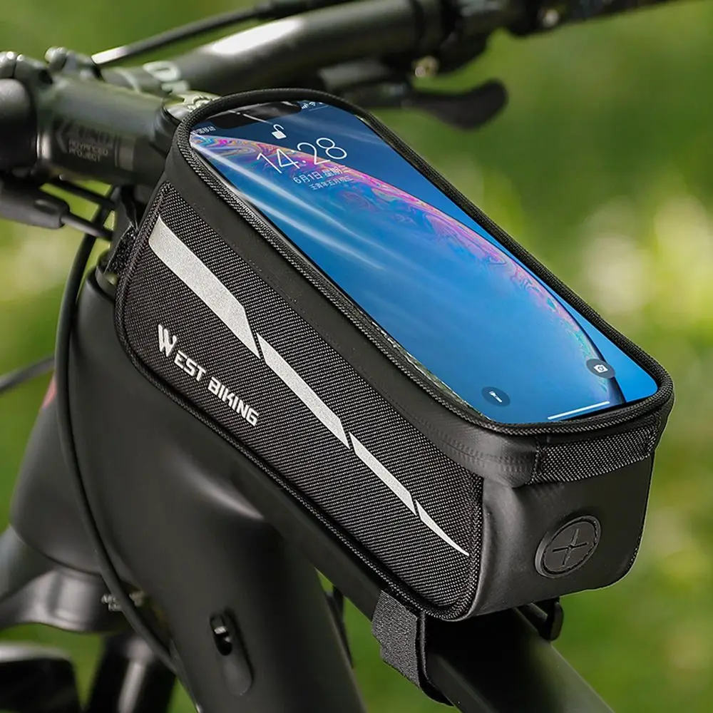 

Phone Touch Handlebar Pouch Frame Front Top Tube Bag Phone Screen Case Bike Frame Bag Bicycle Bags Bicycle Mobile Phone Bag