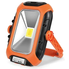 

HOT LED Work Light 2500LM Folding Solar Flood Light Magnetic Base & 360° Rotating Stand Waterproof For Job Site Lighting