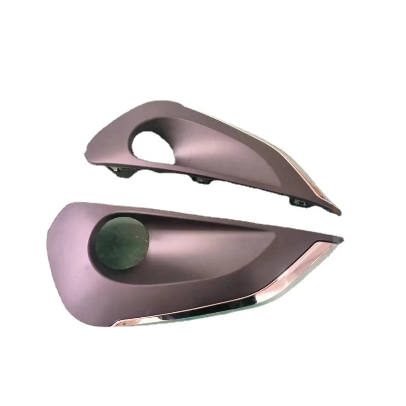 

Front Fog Light Lamp Cover Trim Reflector Garnish Shade Frame For Peugeot 208 car 2017 2018 2019 2020 2021 2022 2023 Style