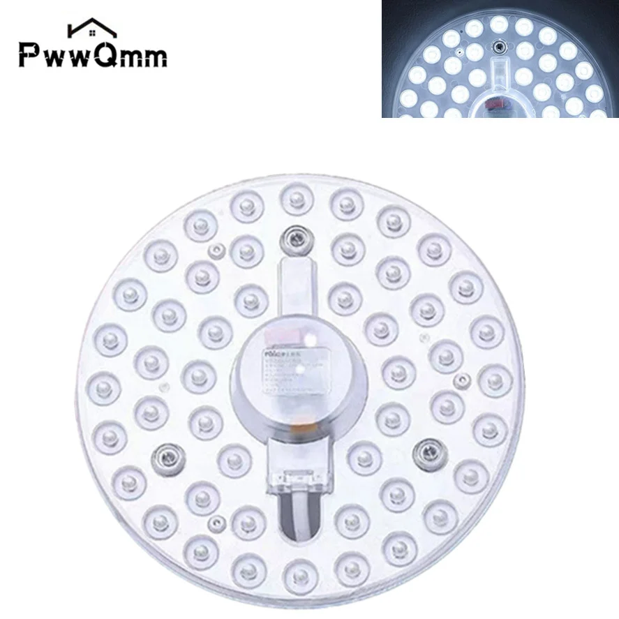 LED Ring Panel Circle Light Tricolor Dimming Ceiling Board Lamp