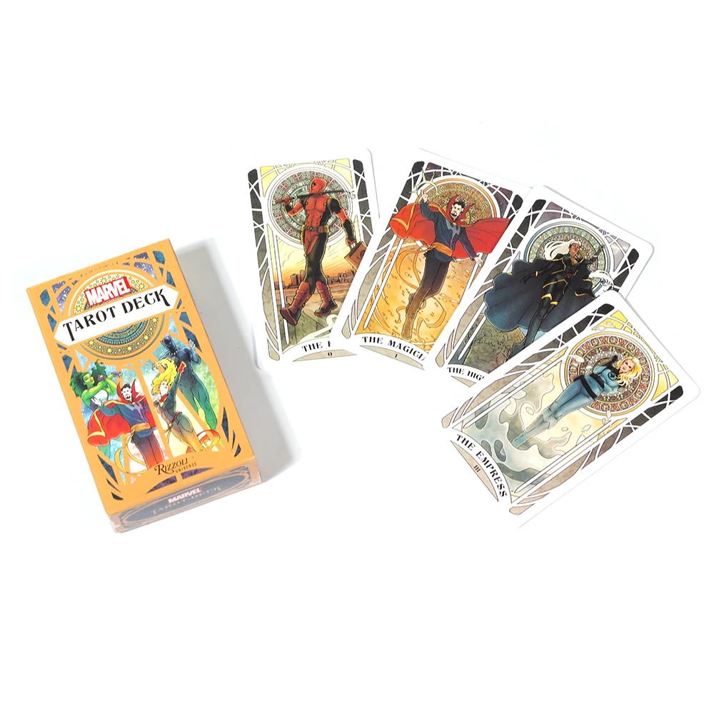 Marvel Tarot Look into the future with this lavishly illustrated tarot deck newly commissioned artwork of the Marvel Comics cano 3