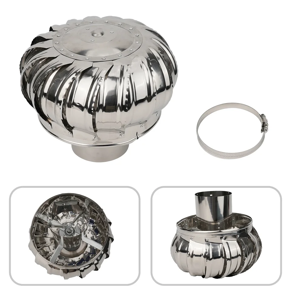 Cima per Canna Fumaria in Acciaio Inox per Ventilazione