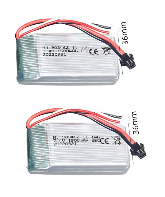 Batterie Li-po 7.4v 1500MAH 20C Duel Code