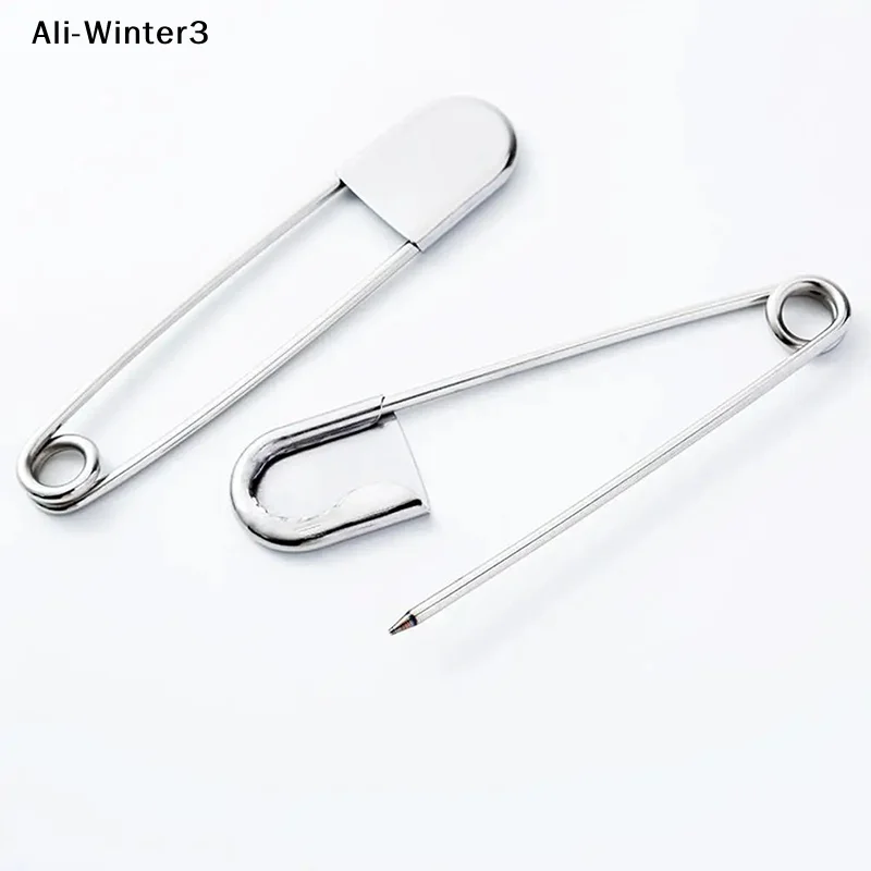 【WH】1Pc DIY 재봉 도구용 스테인레스 스틸 대형 안전핀 12.8cm 바늘로..