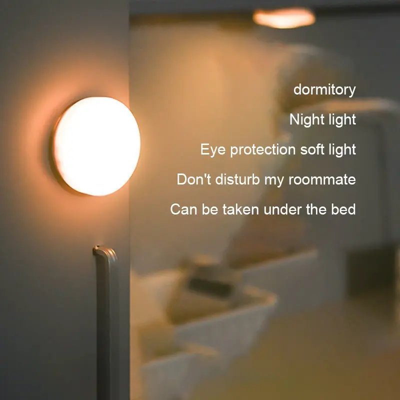 Intelligent Human Body Induction Night Light Led Corridor Charging Aisle Wardrobe Wireless Bedroom Light