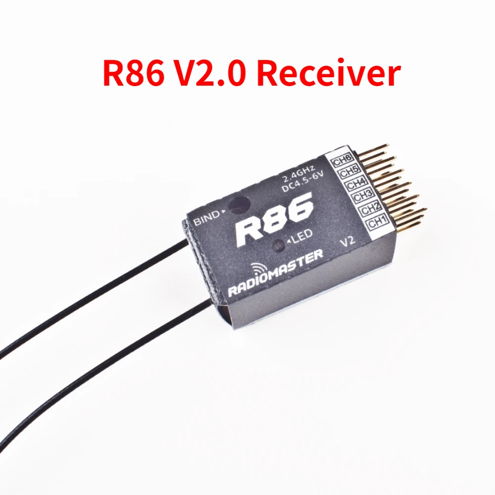 RadioMaster R81 R84 R86 R86C R88 R161 R168 2.4G Nano Ricevitore FrSky Per Drone - Foto 10
